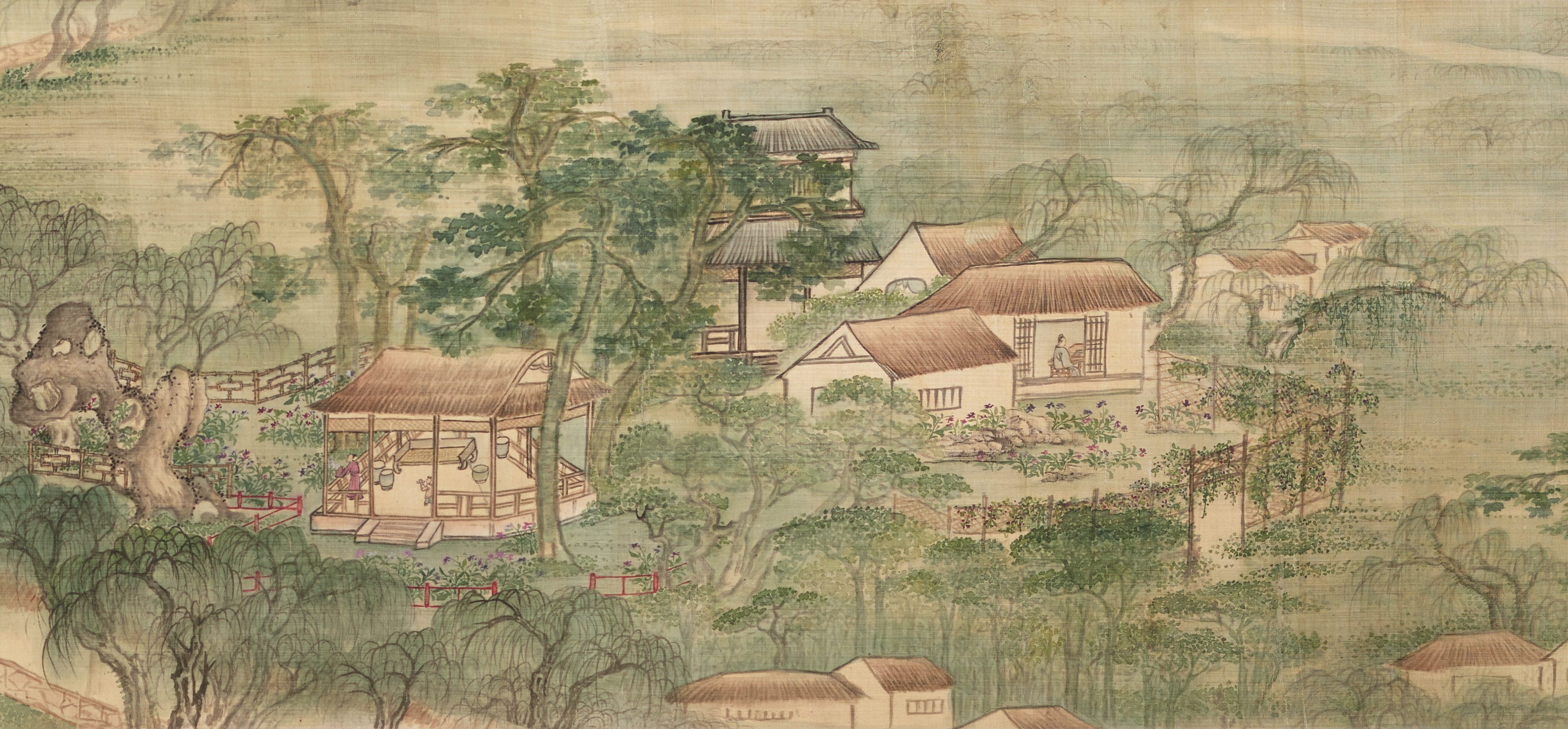 《殿春亭图》卷