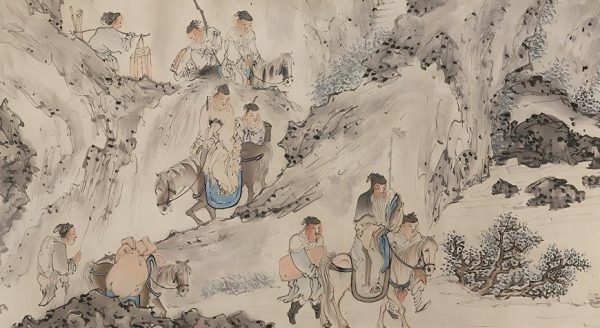 《苏武归朝图》卷
