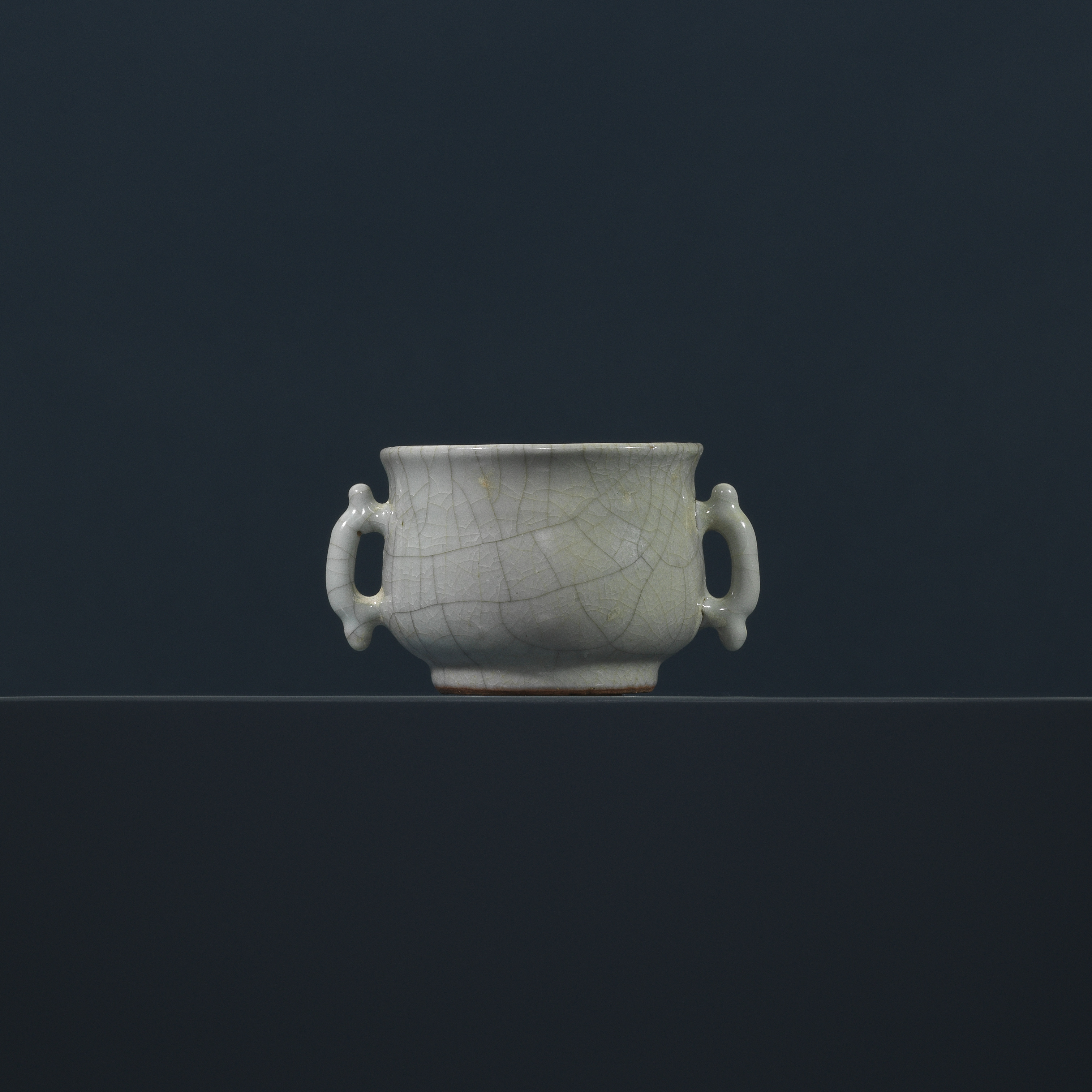 A Celadon-glazed GUAN Incense Burner in the Style of Archaic Bronze Ritual Vessel (Gui)