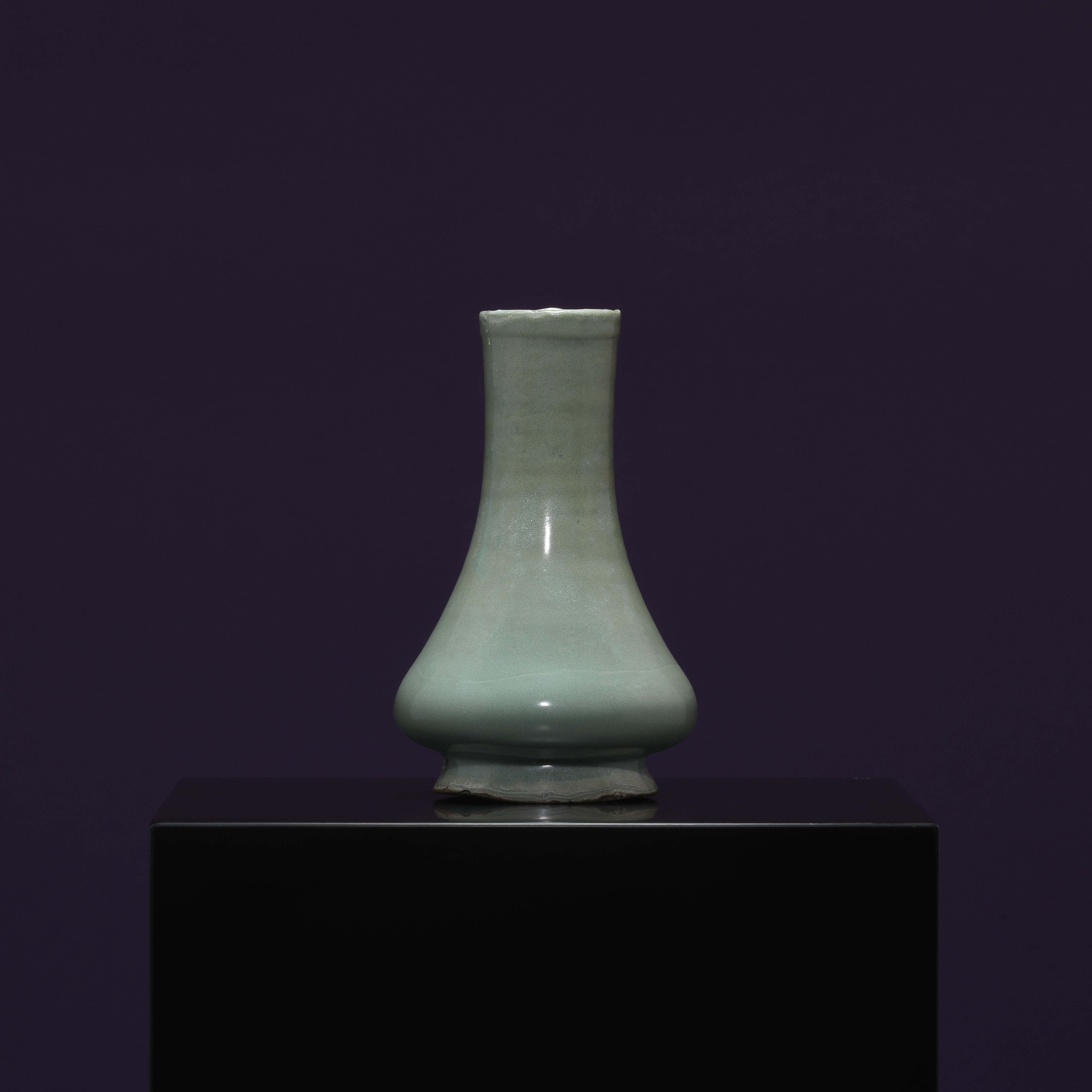 A Celadon-glazed GUAN Vase (Zun)