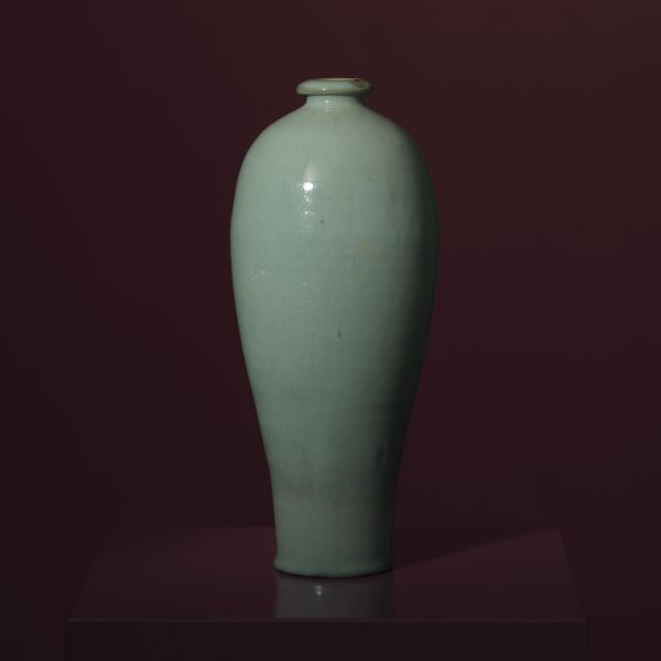 A Sky Blue-glazed JUN Vase (Meiping)
