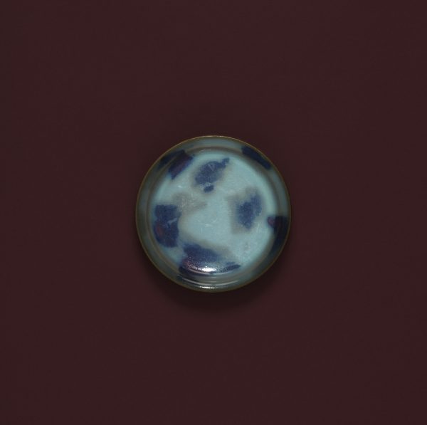 A Sky Blue-glazed JUN Purple-splashed Dish