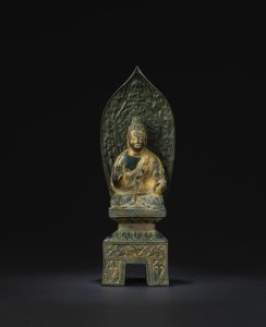 鎏金铜释迦牟尼坐像