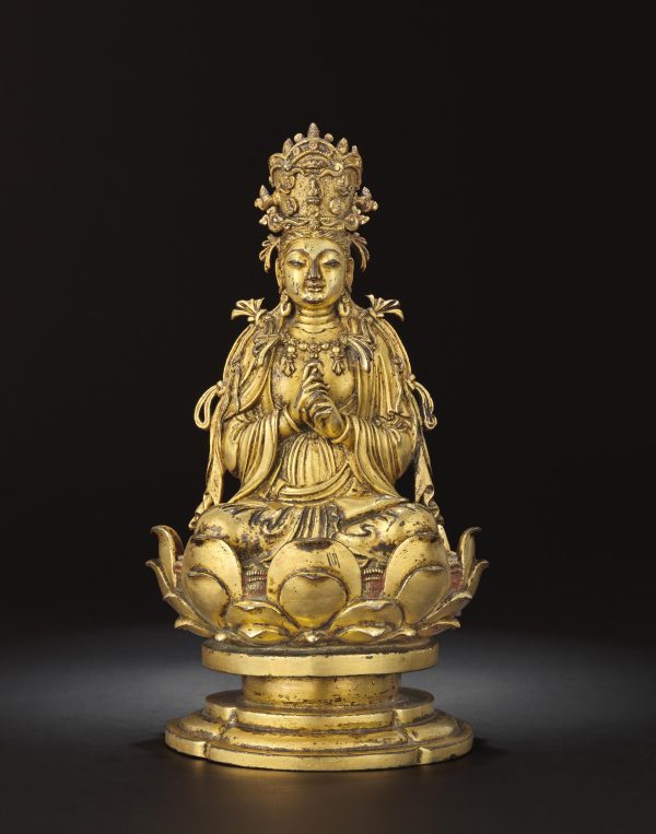 Gilt-Bronze Seated Mahāvairocana