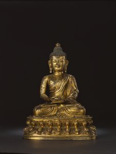 鎏金铜阿弥陀佛坐像