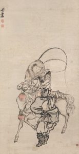 《昭君出塞图》轴