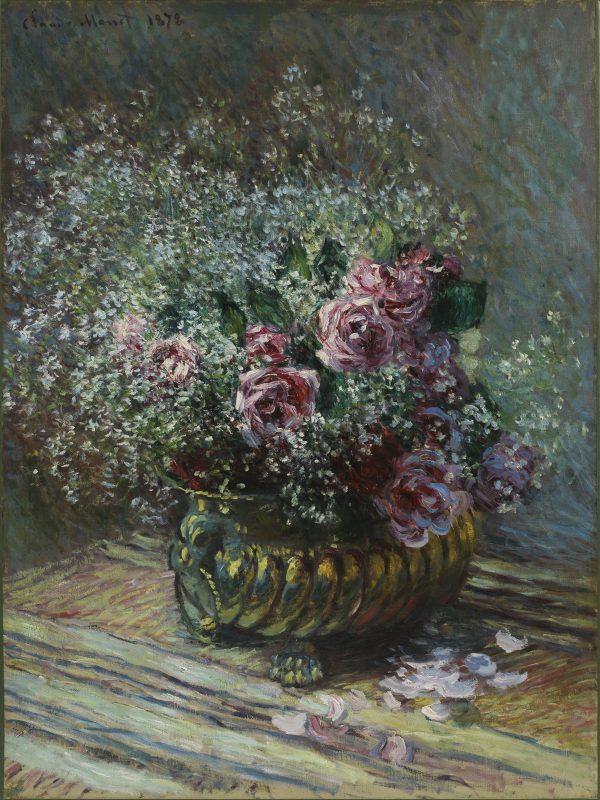Fleurs dans un Pot (Roses et Brouillard)