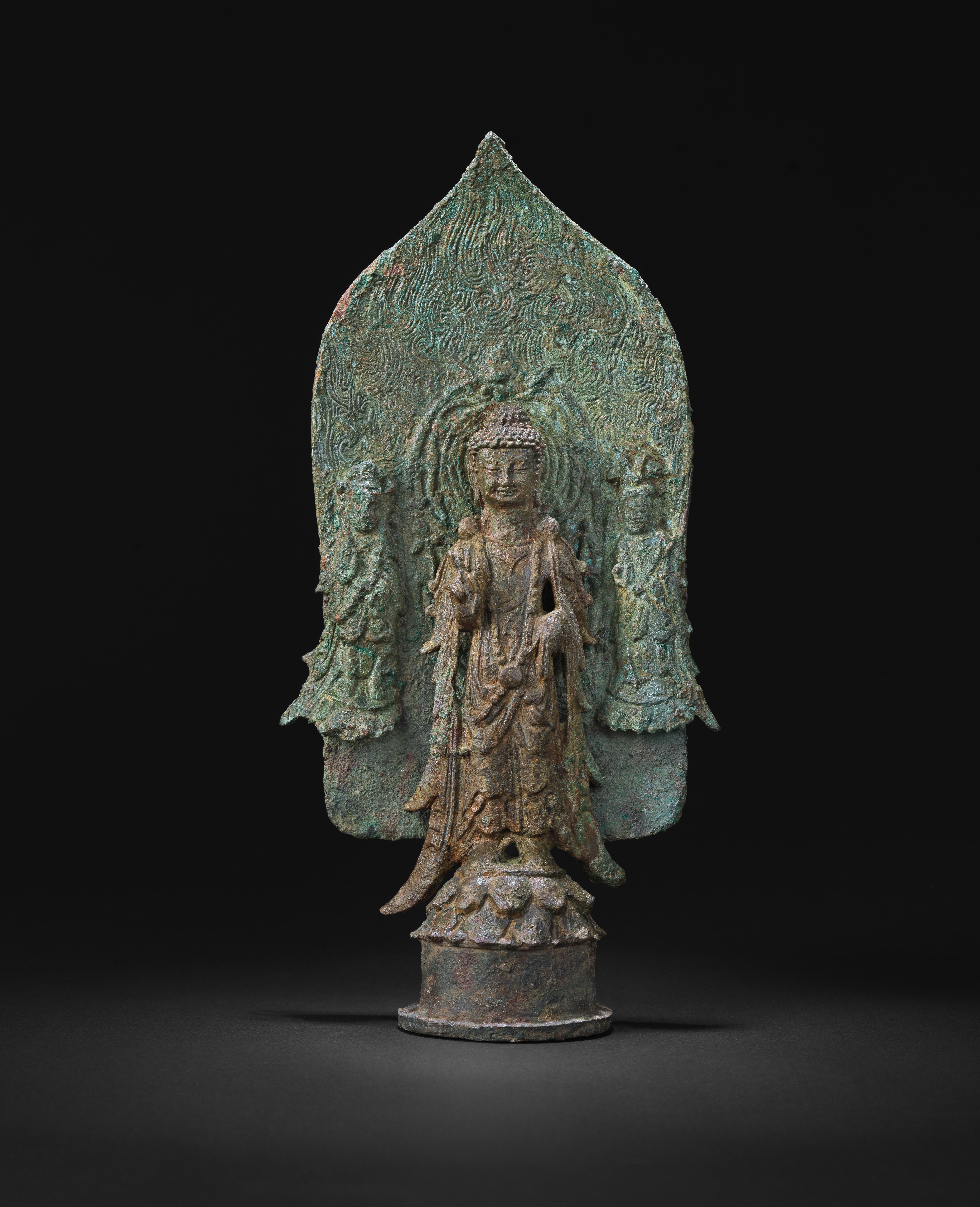 Gilt-Bronze Standing Bodhisattva