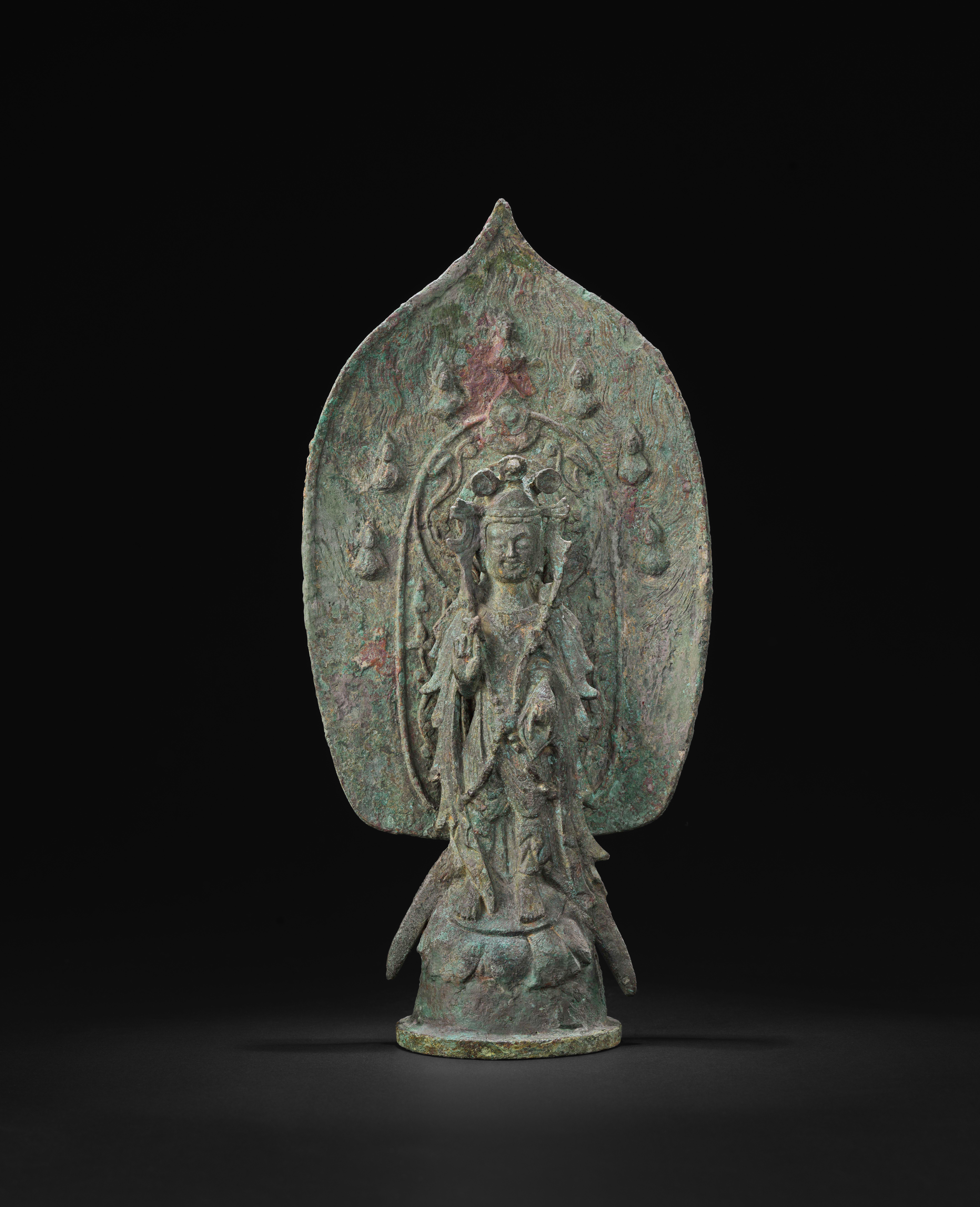 Gilt-Bronze Standing Bodhisattva